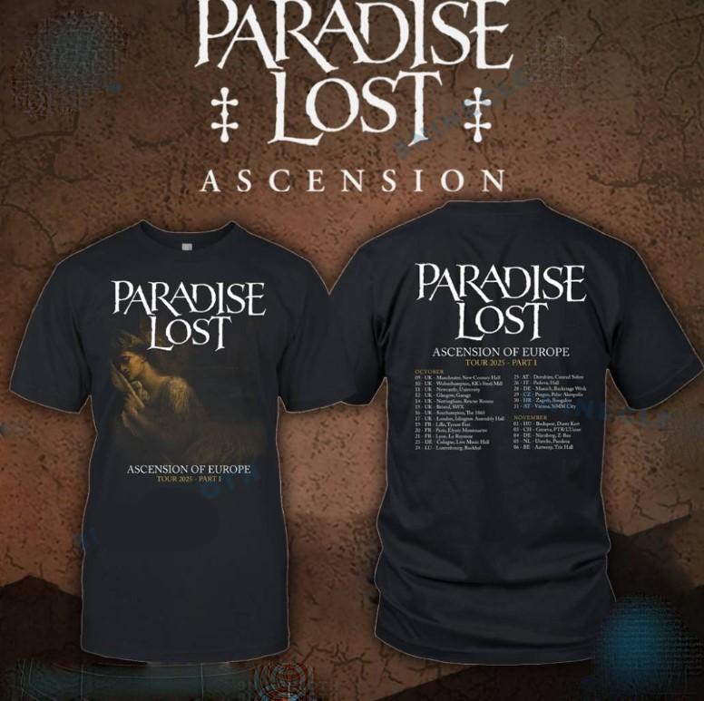 Paradise Lost Ascension Of Europe Tour 2026 Part 1 T-shirt Gift for Fans All Siz XL