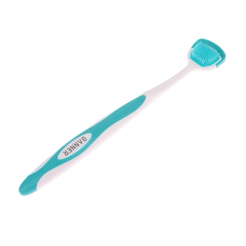 

1 шт. Мягкая щетка для чистки налета на языке, портативный очиститель для чистки налета на языке, удаляет запах, сохраняет чистое и свежее дыхание