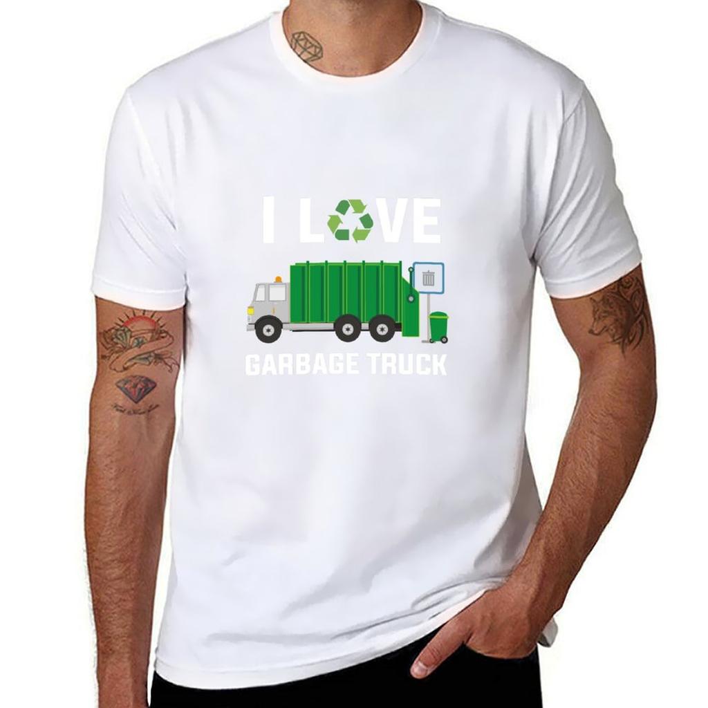 I Love Garbage Truck Shirt Cool Little Junk Lover Tshirt High Quality Durable Tshirt