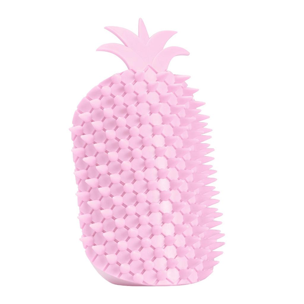 Yousheng Cat Self Groomer Pineapple Shape Cat Wall Corner Massage Comb with Catnip Cat Face Scratcher Grooming Brush for Long Short Fur Cats Dogs