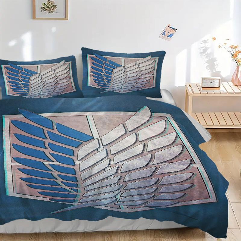 

Wings of Liberty Bedding Set Comforter Cover Gift for Bedroom,Includes 1 Cover and 2 Pillowcases, No InsertB206 135x200cm