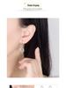 Elegant Zircon Diamond Water Cube Earrings for Women