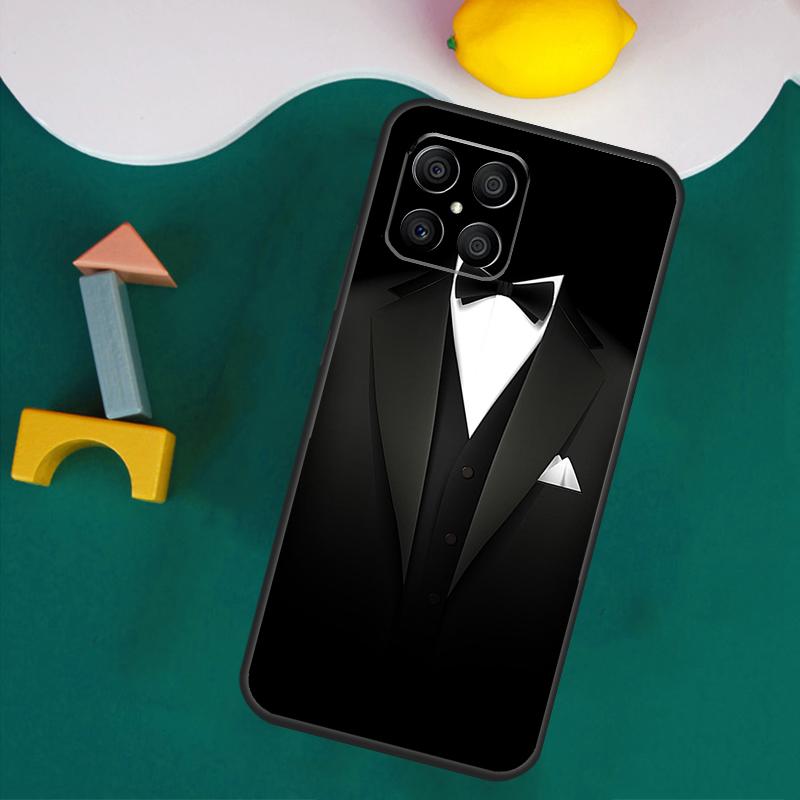 Suit and Tie Case For Honor Magic 7 5 6 Lite Honor 200 Pro 50 70 90 Lite X9a X8a X8 X9 X8b X9c X9b Cover