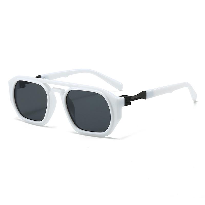 Trendy High-End Aviator Sunglasses for Men: Square European and American Fashion
