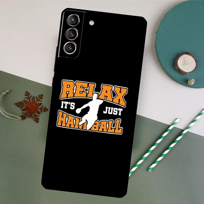 Play Handball Quotes Phone Case For Samsung Galaxy S26 S23 Ultra S20 S21 S22 S24 S25 Plus S10 S25 FE Back Cover