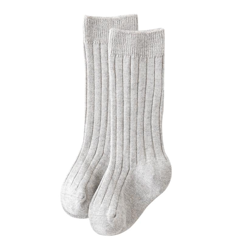 Fashion Spring Cotton Newborn Sock Solid Candy Color Kids Toddler Long Socks For Kids Children Baby Girls Boys Knee High Socks