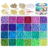 Polymer Clay Bead DIY Bracelet Kit - Beading Materials & Accessories Set