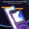 For Samsung Galaxy Z Flip6 5G Magnetic Case Shockproof Matte PC+TPU Phone Cover