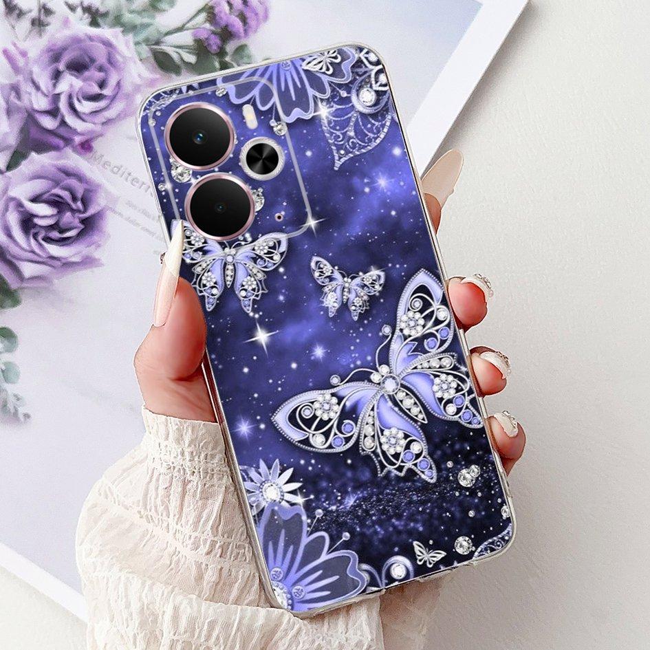 For Oppo Realme 14 14T 5G Case RMX5075 RMX5078 Popular Love Heart Shockproof Soft Silicone Cover For Realme14 Realme14T 5G Pouch