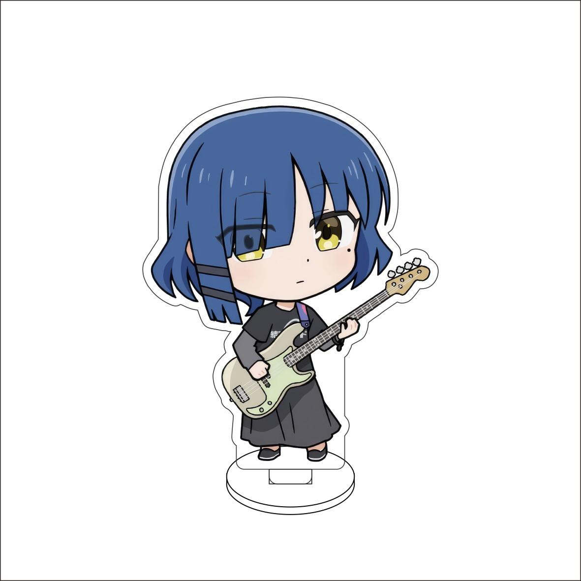 

10CM Anime BOCCHI THE ROCK Figure Stand Model Gotoh Hitori/Ijichi Nijika/Yamada Ryo Cute Desk Decor Standing Sign Gifts 10CM
