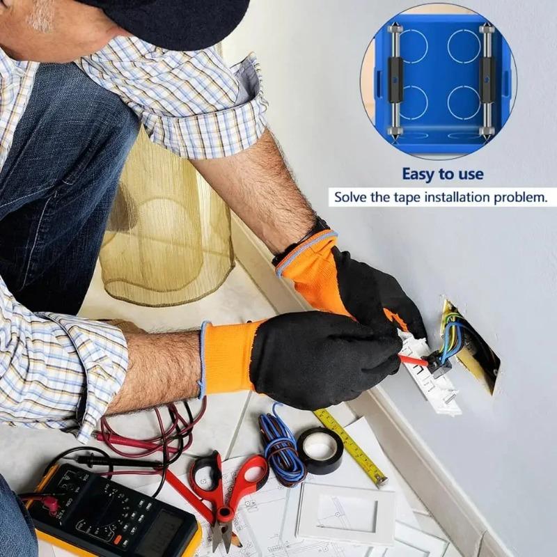 Wall Switch Socket Cassette Repair Kit Universal Insulate Socket Box Screw Support Rod Wrench 86/118 Type Electrical Accessories