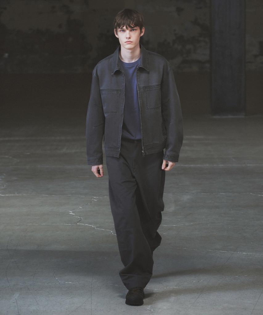 INSILENCE Military Cotton Pants Dark Grey