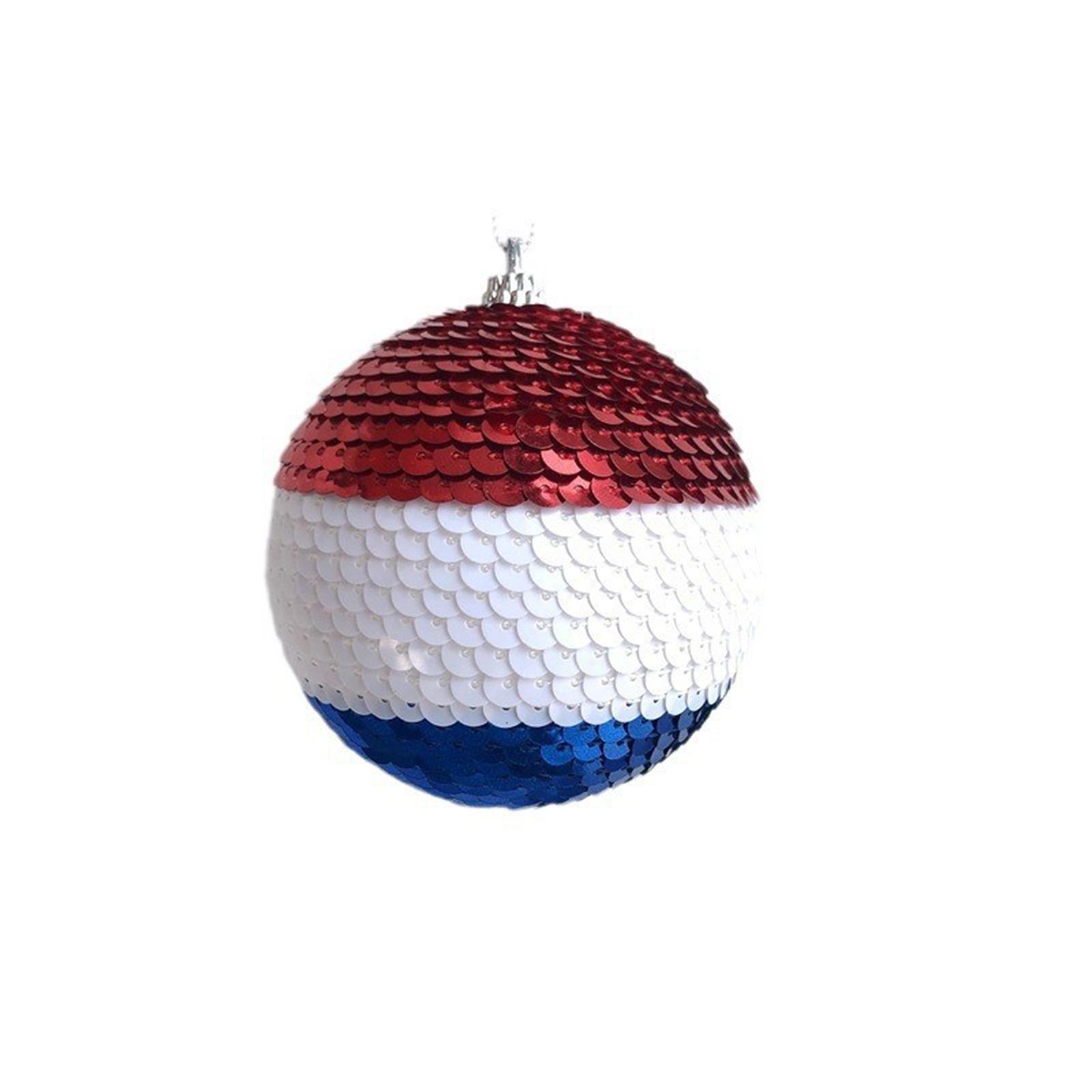 

Party Hanging Ornaments Ball Set Indoor Outdoor Patriotic Festival Tree Wall Decoration One Size