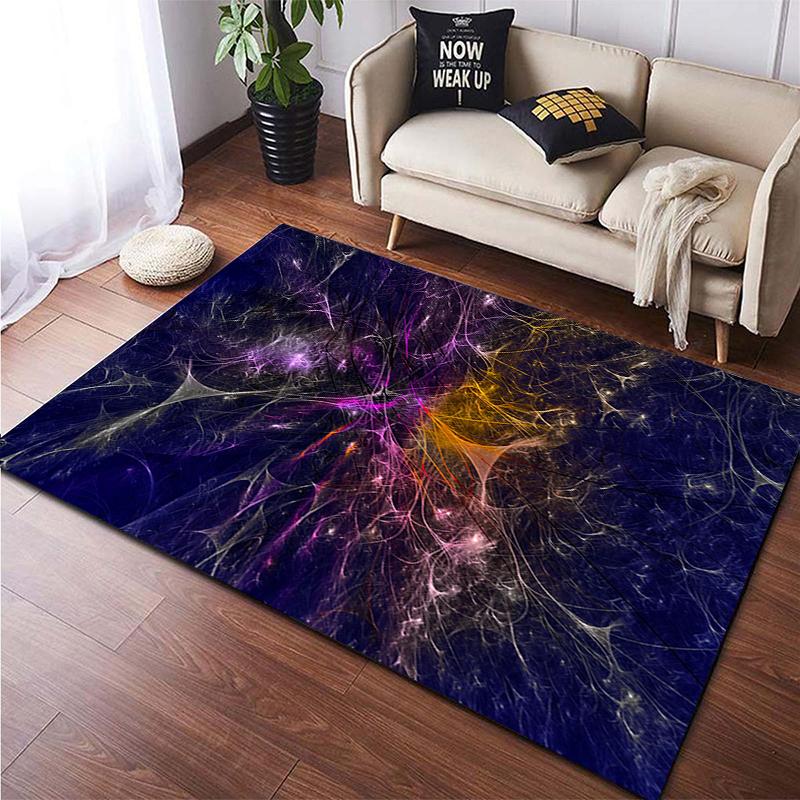 Colorful Magical Fantasy Abstract Art Printed Carpet for Living Room Home Decoration Mats Boho Rugs Area Rug for Bedroom