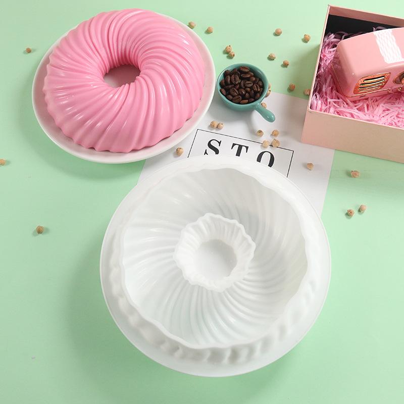 DIY Velká mýdlová svíčka ve tvaru mraku Silikonová forma Mrak Donut Mousse dort Silikonová forma Čokoláda Sušenka Pečicí formy