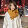 Solid Color Plaid Wool Scarf Cashmere Shawl Long Shawl Elegant Winter Cashmere Scarves  Student