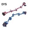 5-Knot Dog Rope Toy Heavy-Duty Dog Chew Rope Toy for Aggressive Chewer Interactive Dog Pull Cotton Rope for Tug of War Game