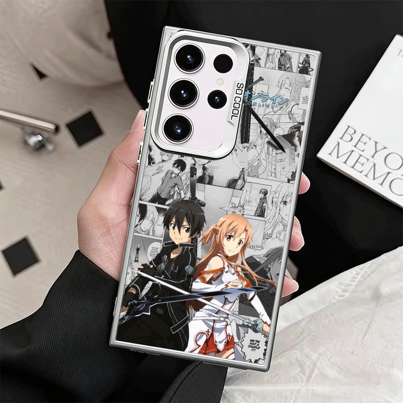 Sword Art Online Anime Shockproof Phone Case for Samsung Galaxy S26 Edge S25 Ultra S24 FE S23 Plus S21 Cover Anti Fall Fundas