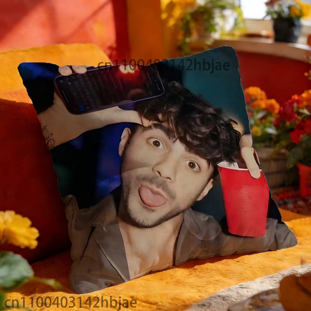F-Fede V-Vigevani Pillow Case Print Polyester Fiber 40X40 Cm Home Sofa Throw Cushion Cover Decoration
