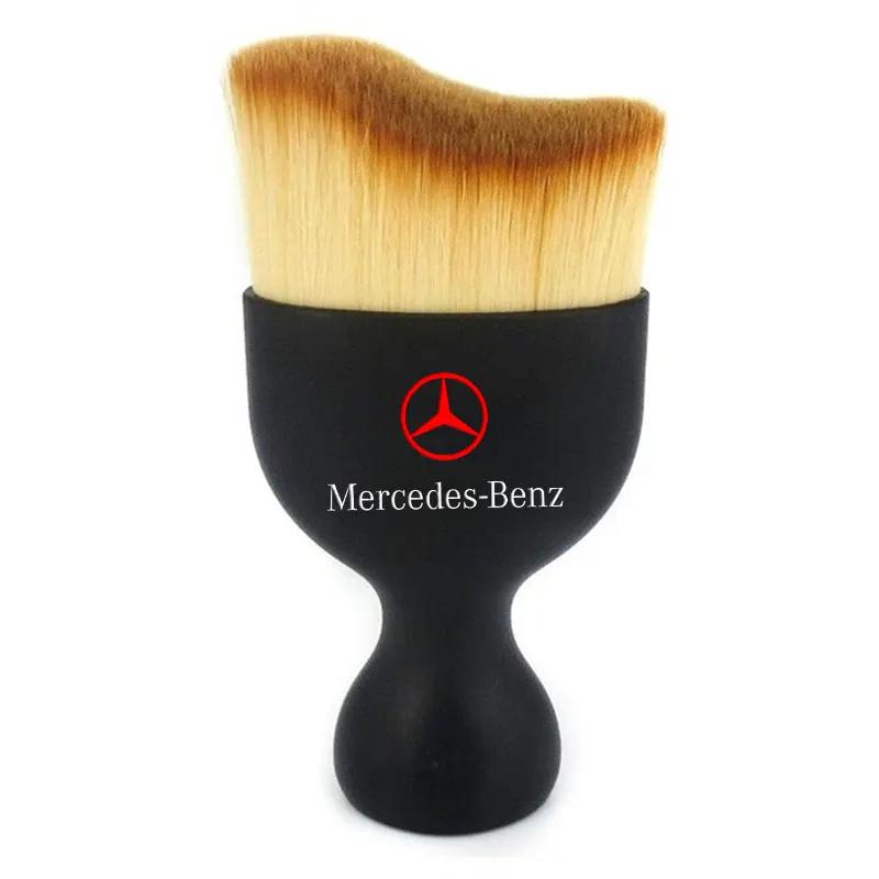 

GLC GLB Car Logo Cleaning Car Detail Cleaning brush for Mercedes Benz S320 W164 W203 W204 W168 C180 E320 A200 CLA CLK CLS C260