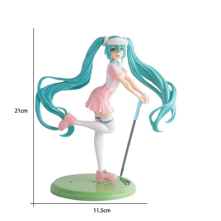 Hatsune Miku Anime Figure Hatsune Miku Desktop Decorations Cute Girl Hatsune Action Figure Model Statue Collection Toys Gift