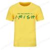 Irish T-Shirts for Men St Patrick's Day Print T-Shirt Mens Sports T-Shirt Street Fashion Short Sleeve Tee Shirt Men Clothing