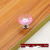 Transparent Black Crystal Pull Handle for Cabinets and Wardrobes - European Modern Design, Solid and Thickened.