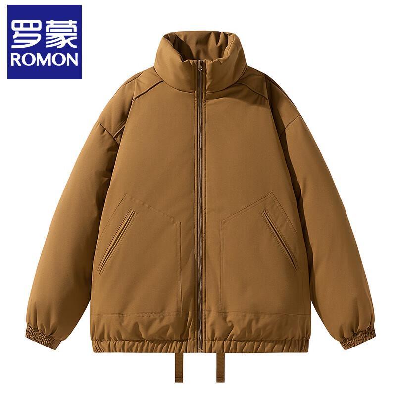 Romon Men's Stand Collar Padded Jacket
