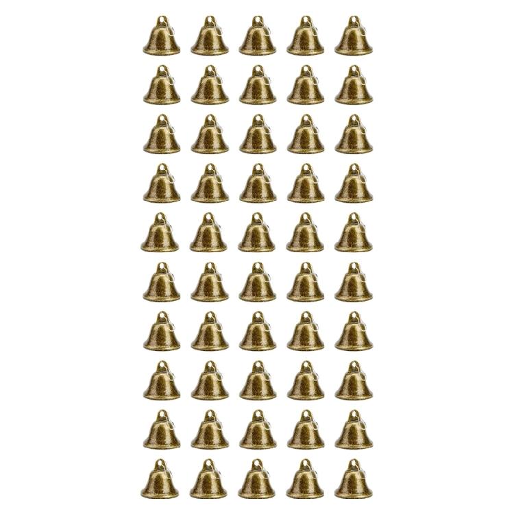 Campanelli in Ferro Compatti da 38mm con Molla Generazione del Suono di Cristallo Perfetti per l'Addestramento degli Animali Decorazioni Natalizie Artigianato Personalizzato