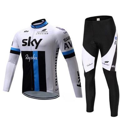 Mens Womens Cycling Jersey Set Long Sleeve Mountain Road Bike Outfit Breathable Quick Dry