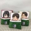 Attack On Titan Levi Ackerman Plush Toys Mikasa Eren Pillow Stuffed Toys Festival Birthday Gift