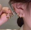 Stylish Rhinestone Stud Ear Cuffs: Versatile, High-End Korean Design for Women