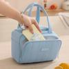 Thermal Lunch Bag Water Repellent Lunch Carrier Lunch Box Bag Soft Feel For Picnic Camping School