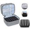 Double Nail Polish Organizer Portable Tote Cosmetic Organizer Gifts Nail Polish Storage Bag
