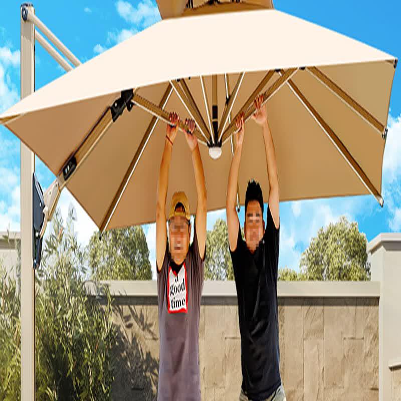 3-Meter Square Outdoor Patio Umbrella