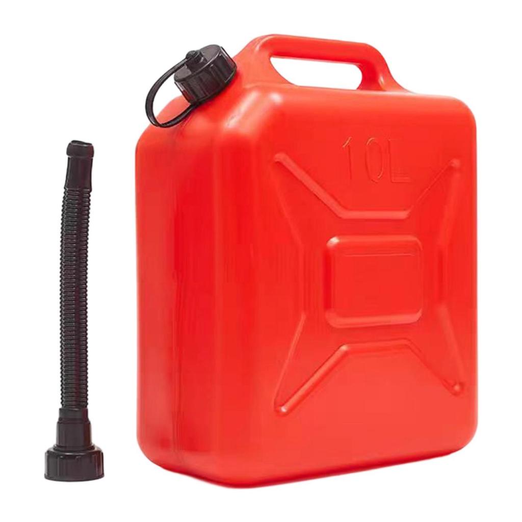Auto Tank Container Bucket for Liquids Red Car Motorcycle Refueling Adventure SUV Vehicles