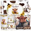 Highland Cow Gifts, Highland Cow Gifts Set for Women Girls