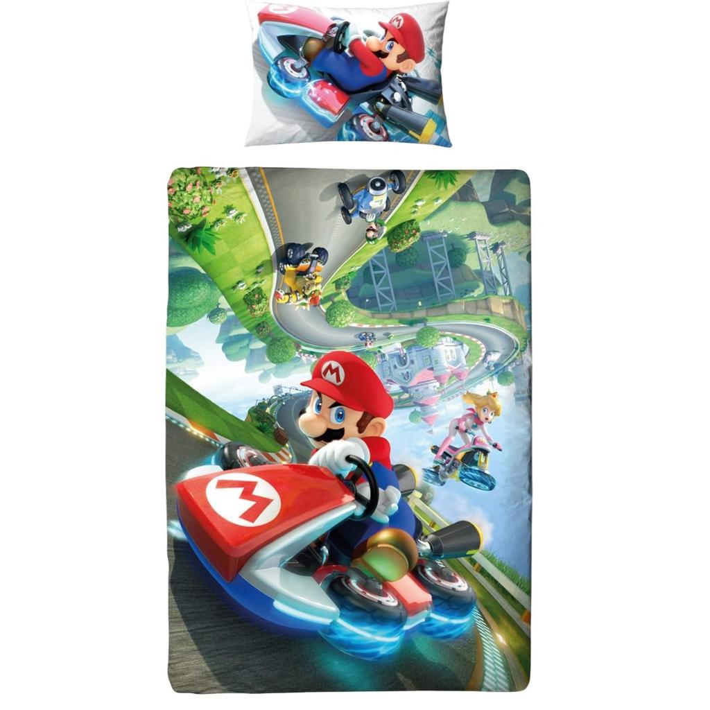 Super Mario Racing Kart Reversible Duvet Set