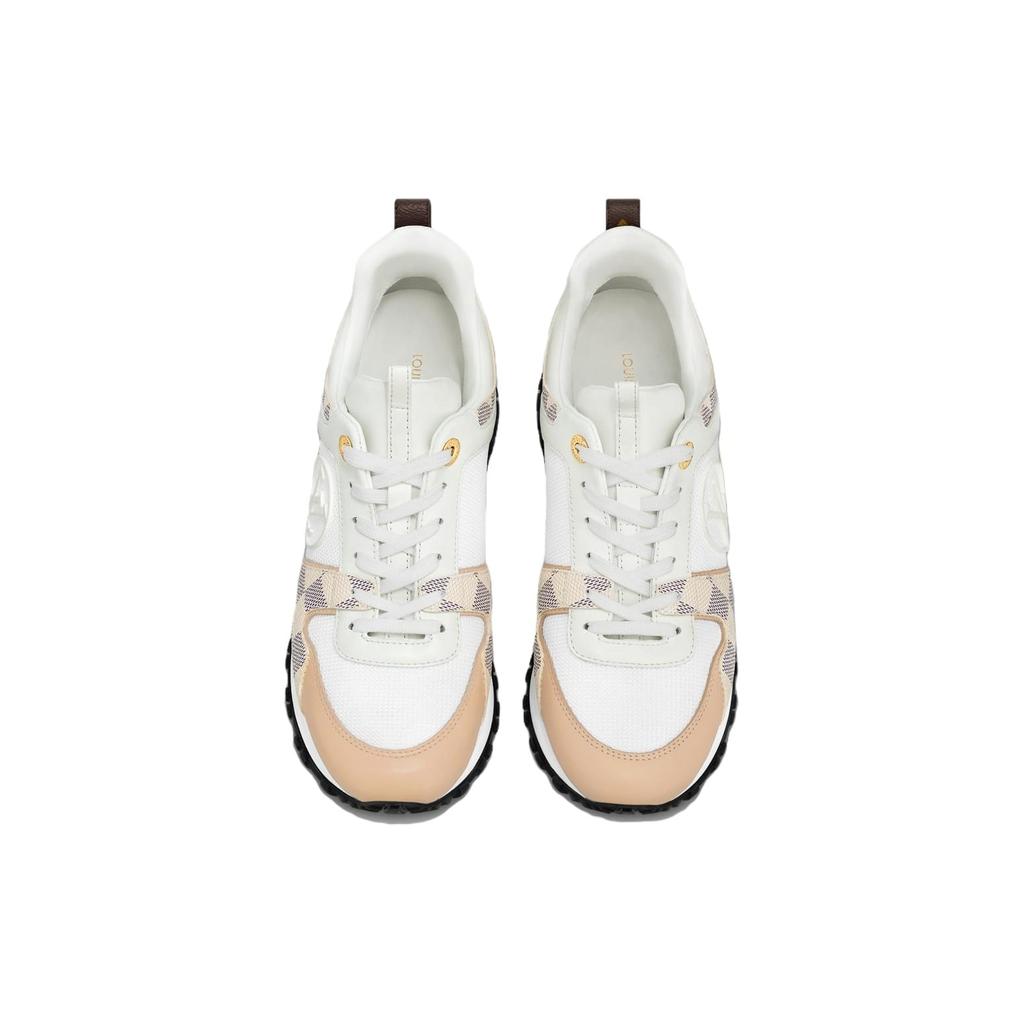 LOUIS VUITTON Run Away Low top Casual Shoes Women's White Umber 1AAWFB