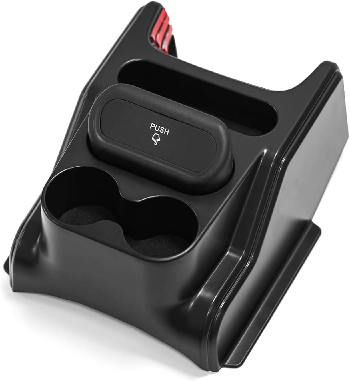 

FDAIUN Бокс для хранения на центральную консоль автомобиля для Suzuki Spacia и Spacia Custom и 3-го поколения. Включает отделения для хранения, подстаканник, мусорное ведро и отделение для мелких предметов. АБС-пластик. Легко чёрный