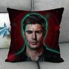 Custom Supernatural Pillowcase Wedding Decorative Cotton Linen Pillow Case For Home Pillow Cover 45X45(One Sides)