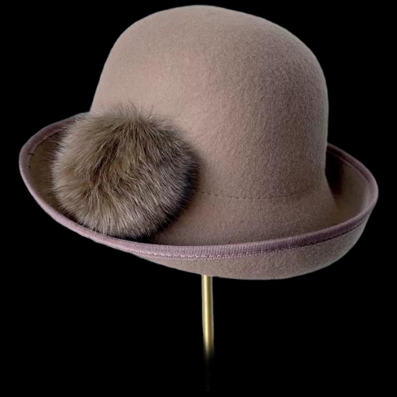 

Changsbaosn French Retro Fisherman Hat 57cm