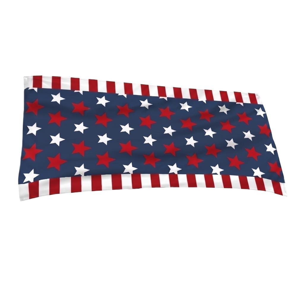American Holiday Themed Bath Towel Microfiber Fabric Portable Towel For Beach Travel And Bath Use