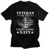 Individuelles US-Flaggen-T-Shirt für US-Armee-Veteranen für Männer T-Shirt Freizeit-T-Shirt Kurzarm-T-Shirt