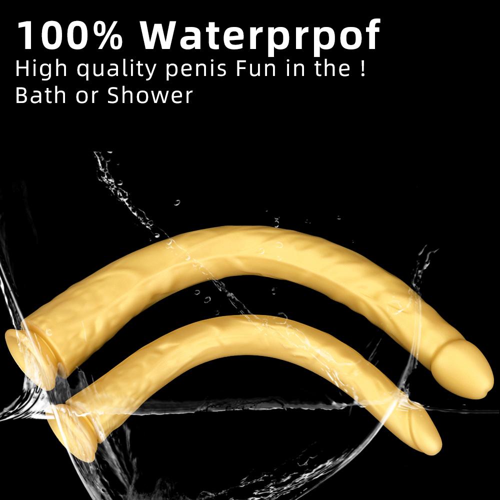 Golden Silicone Soft Sm Size Anal Plugs Extra Long Deep Dilatation Anal Strips Out and About Long Term Wear Anal Whip