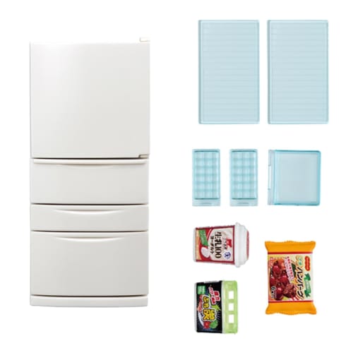 Re-Ment Petit Sample Series Plenty of Storage! Refrigerator Approx. H200 x W90 x D7.5mm