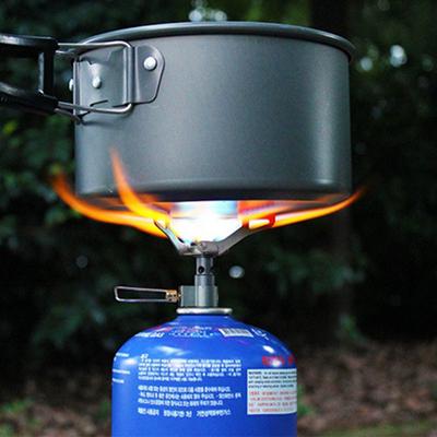 Outdoor Gas Stove Camping Burner Portable Mini Titanium Stove Survival Furnace