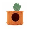 Soft & Durable Carrot Cat Nest Wear-resistant Cat Hideaway Cave Pet Cave House  All Season