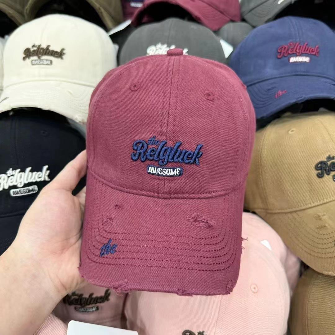 

Big Head Planet American Embroidery Wide Brim Baseball Cap Sunscreen Summer Hat Women s Big Head Circumference Black Cap Men adjustable