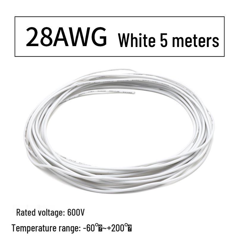 

Високотемпературний силіконовий провід 3135, 10-30 AWG, 600 В, луджений мідний сердечник для модельної авіації та літієвих батарей.
